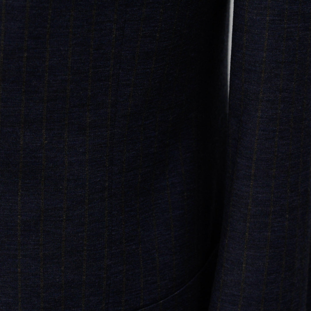 Navy Stripe Hartford Contemporary Fit Loro Piana Knit Suit - Jack Victor - Boutique Jacques Last Call