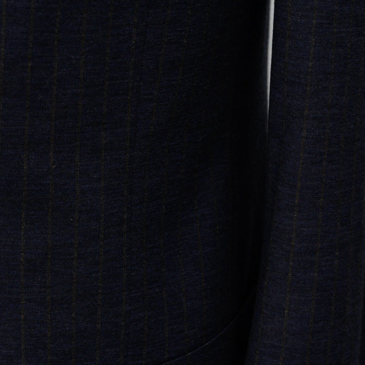 Navy Stripe Hartford Contemporary Fit Loro Piana Knit Suit - Jack Victor - Boutique Jacques Last Call