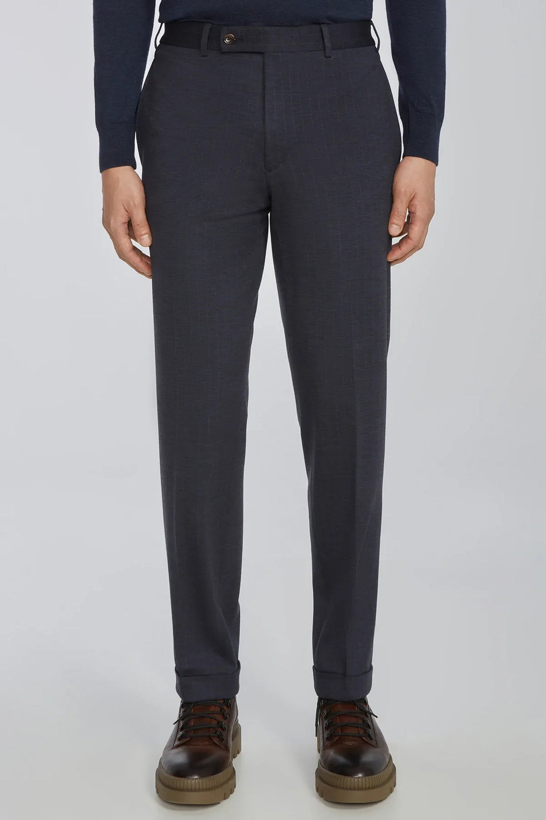 Navy Stripe Hartford Contemporary Fit Loro Piana Knit Suit - Jack Victor - Boutique Jacques Last Call