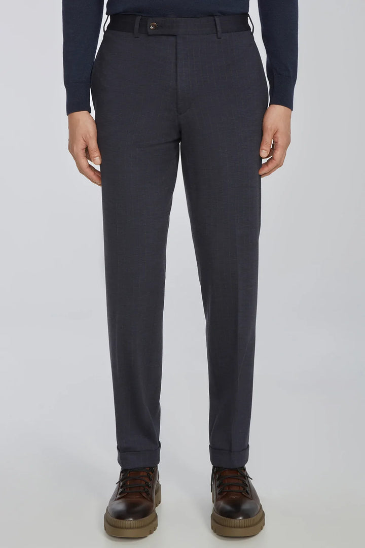 Navy Stripe Hartford Contemporary Fit Loro Piana Knit Suit - Jack Victor - Boutique Jacques Last Call
