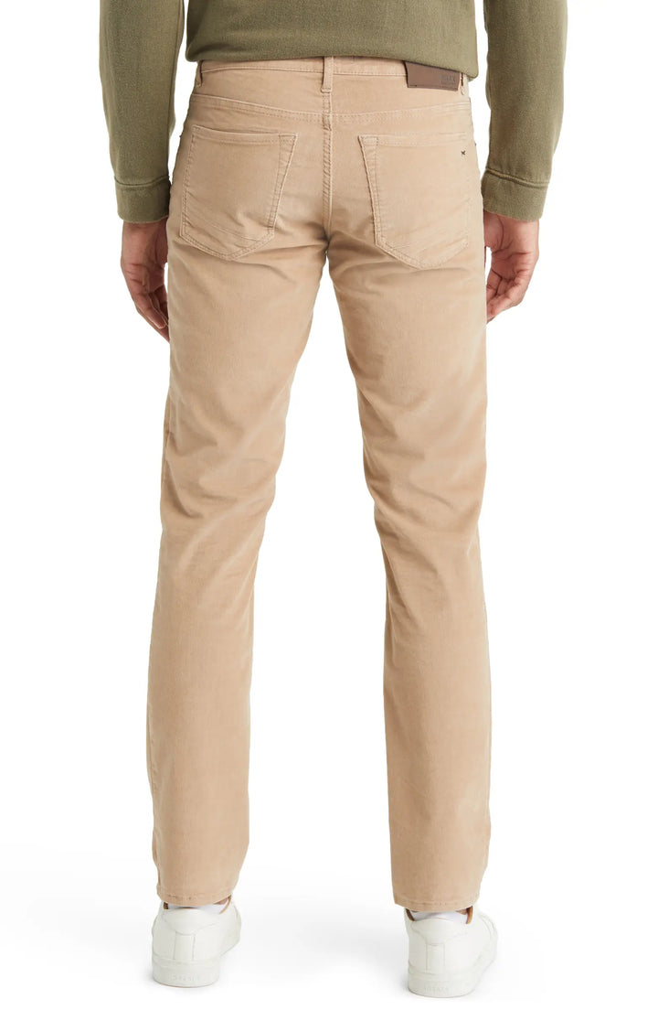 Beige Chuck Five-Pocket Slim Fit Corduroy Pants - Brax - Boutique Jacques Last Call