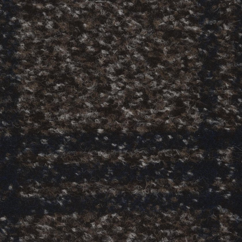 Dark Brown Check Tartan Jersey Wool Coat - Boutique Jacques Last Call