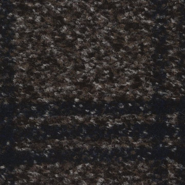 Dark Brown Check Tartan Jersey Wool Coat - Boutique Jacques Last Call