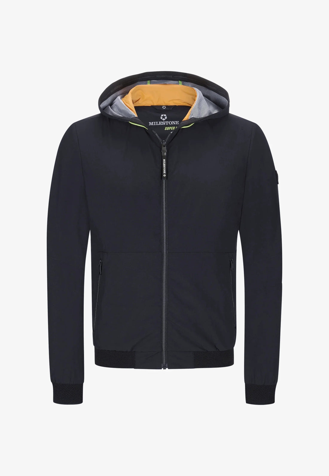 Lightweight Blue Bomber Jacket - Milestone - Boutique Jacques Last Call