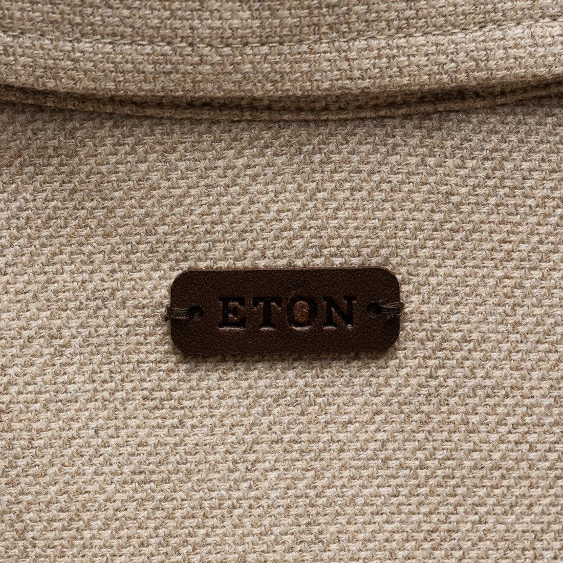 Beige Four Pocket Wool-Cashmere Overshirt - ETON
