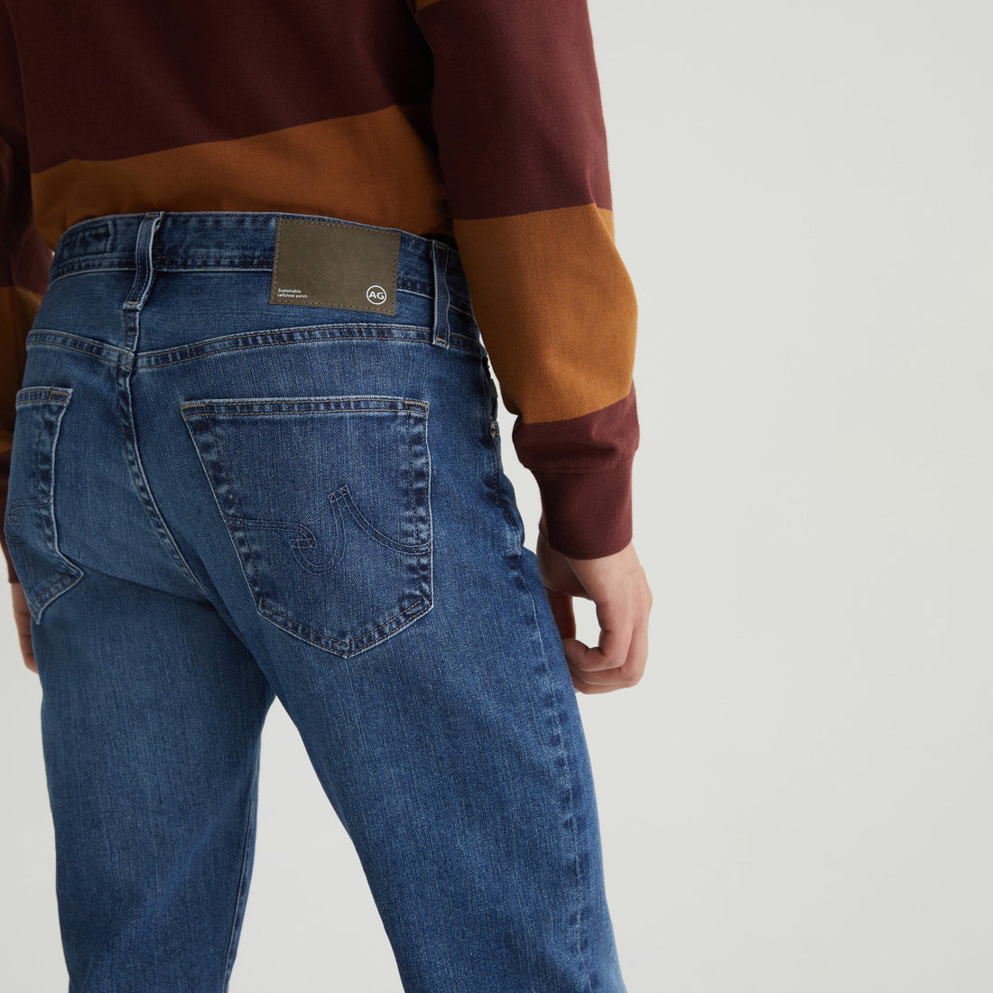 Dylan Slim Skinny VP Kubrick Mid-Blue Vapor Wash Denim - AG Jeans