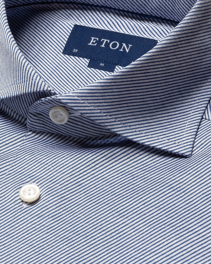 Dark Blue King Knit Stretch Slim Fit- ETON
