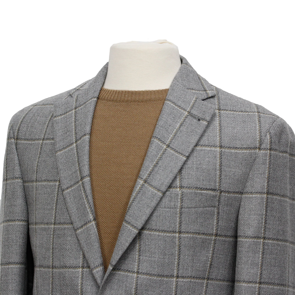 Gray Check Unconstructed Midland Contemporary Fit Sport Jacket - Jack Victor - Boutique Jacques Last Call