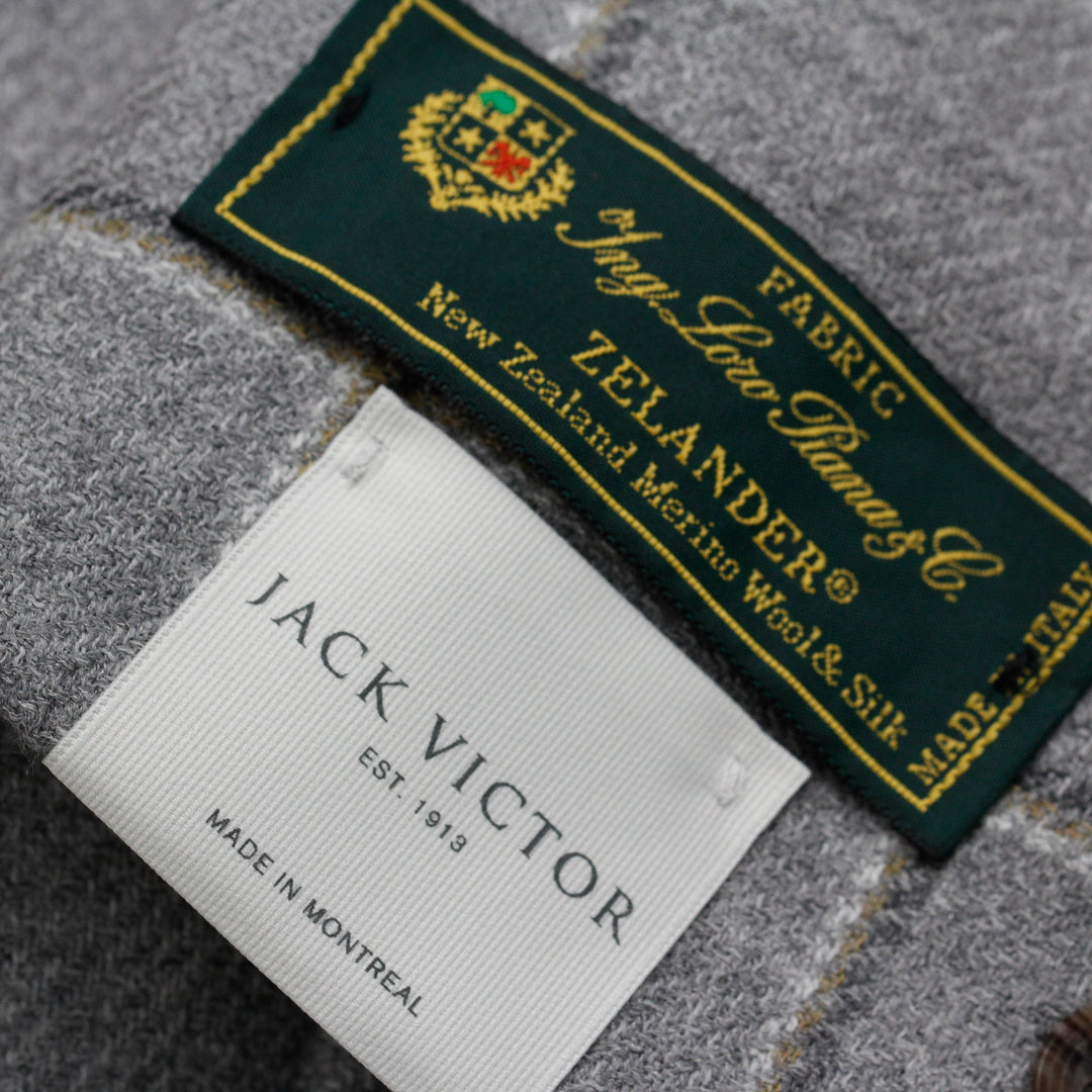 Gray Check Unconstructed Midland Contemporary Fit Sport Jacket - Jack Victor - Boutique Jacques Last Call