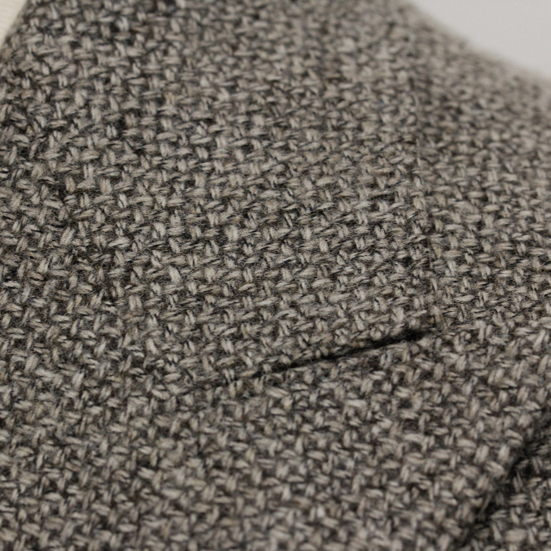 Light Brown Tweed Marco Contemporary Fit Wool Sport Jacket - Jack Victor