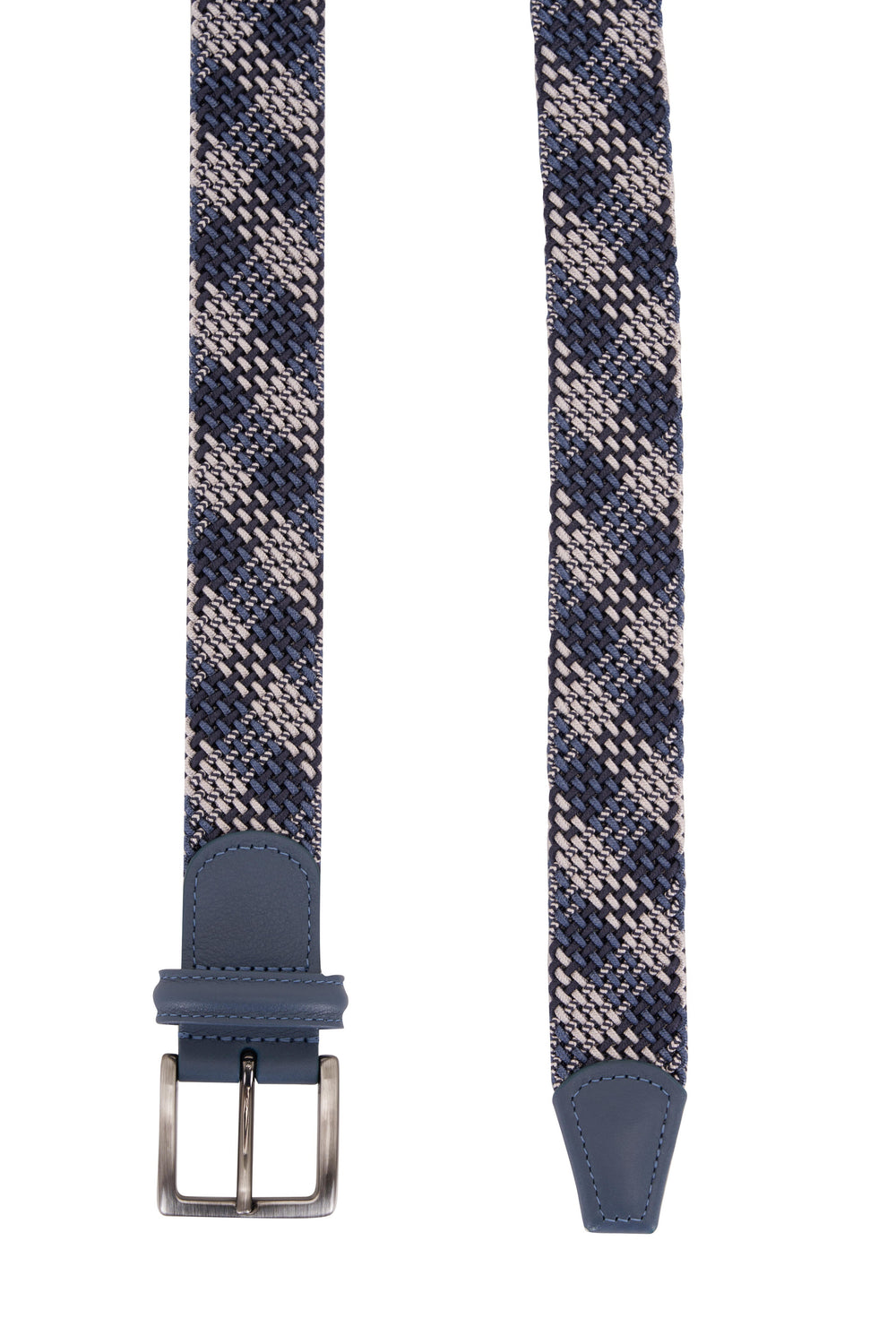 Blue Multicolour Woven Belt - Anderson's - Boutique Jacques Last Call