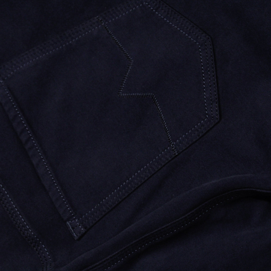 PIPE Dark Navy Twill Pants - ALBERTO
