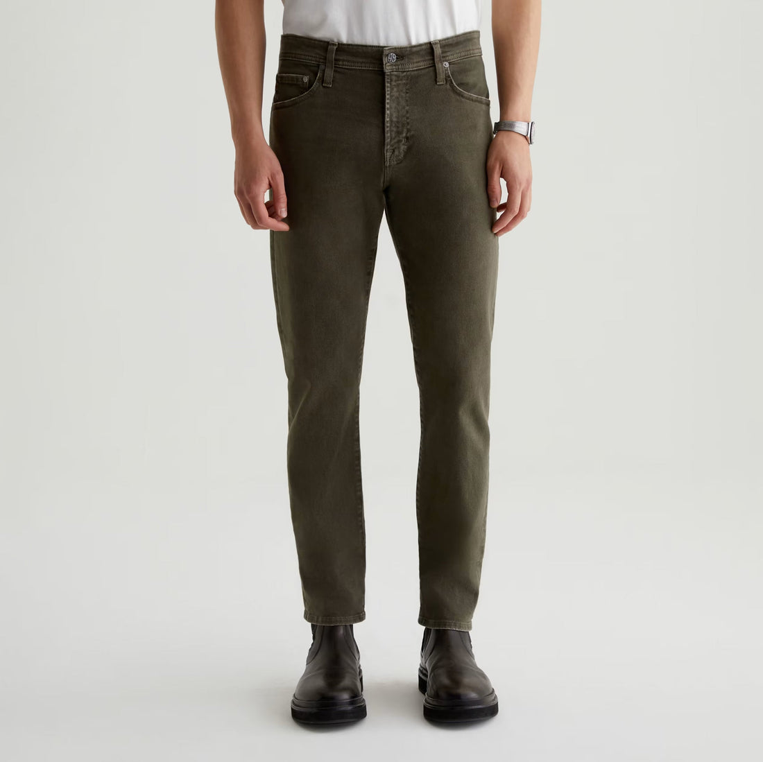 7 Years Sulfur Dried Cedar (Green) Tellis Modern Slim Fit Jeans - AG