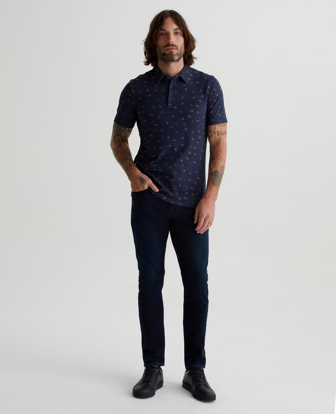 AG - Tellis 2 Years Ellington Dark Blue Wash Modern Fit Jeans