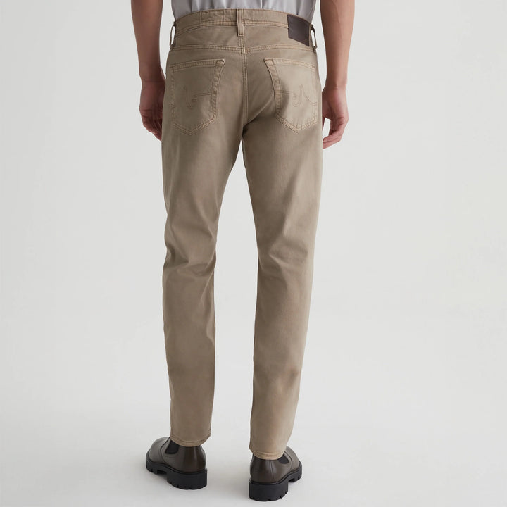 Sulfur Smoked Oak (Tan) Modern Slim Tellis Sueded Pants - AG