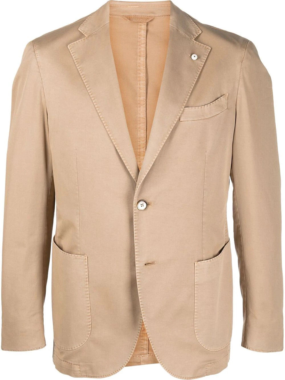 Tan Linen Blend L.B.M 1911 Sport Coat - Boutique Jacques Last Call