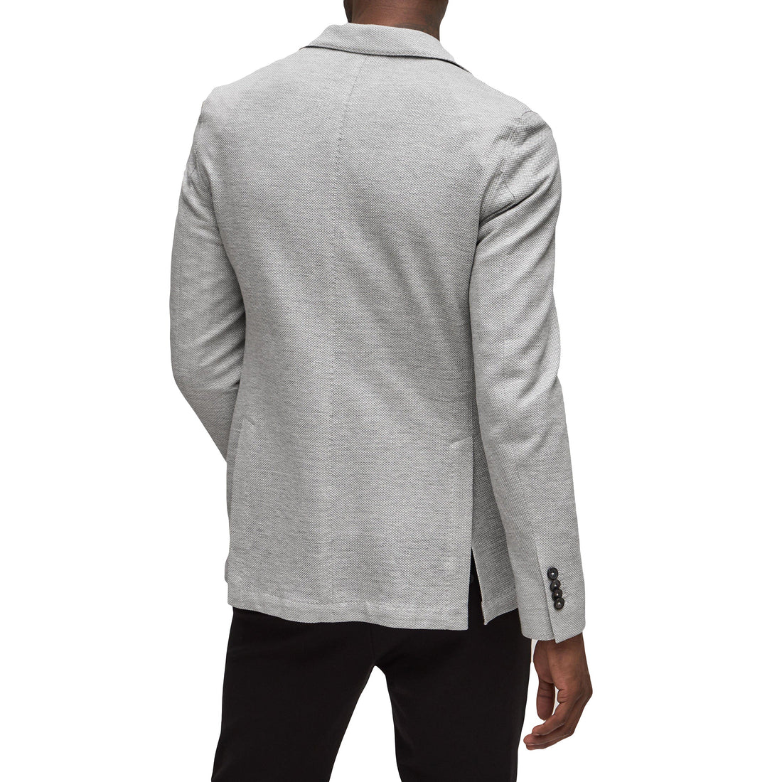 Ice Gray Linen-Cotton Jersey Unconstructed Sport Jacket - L.B.M 1911
