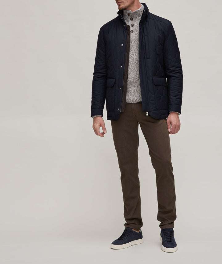 Brown Rubens Cotton Twill Five Pocket Pants - Re-Hash - Boutique Jacques Last Call