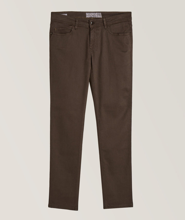 Brown Rubens Cotton Twill Five Pocket Pants - Re-Hash - Boutique Jacques Last Call