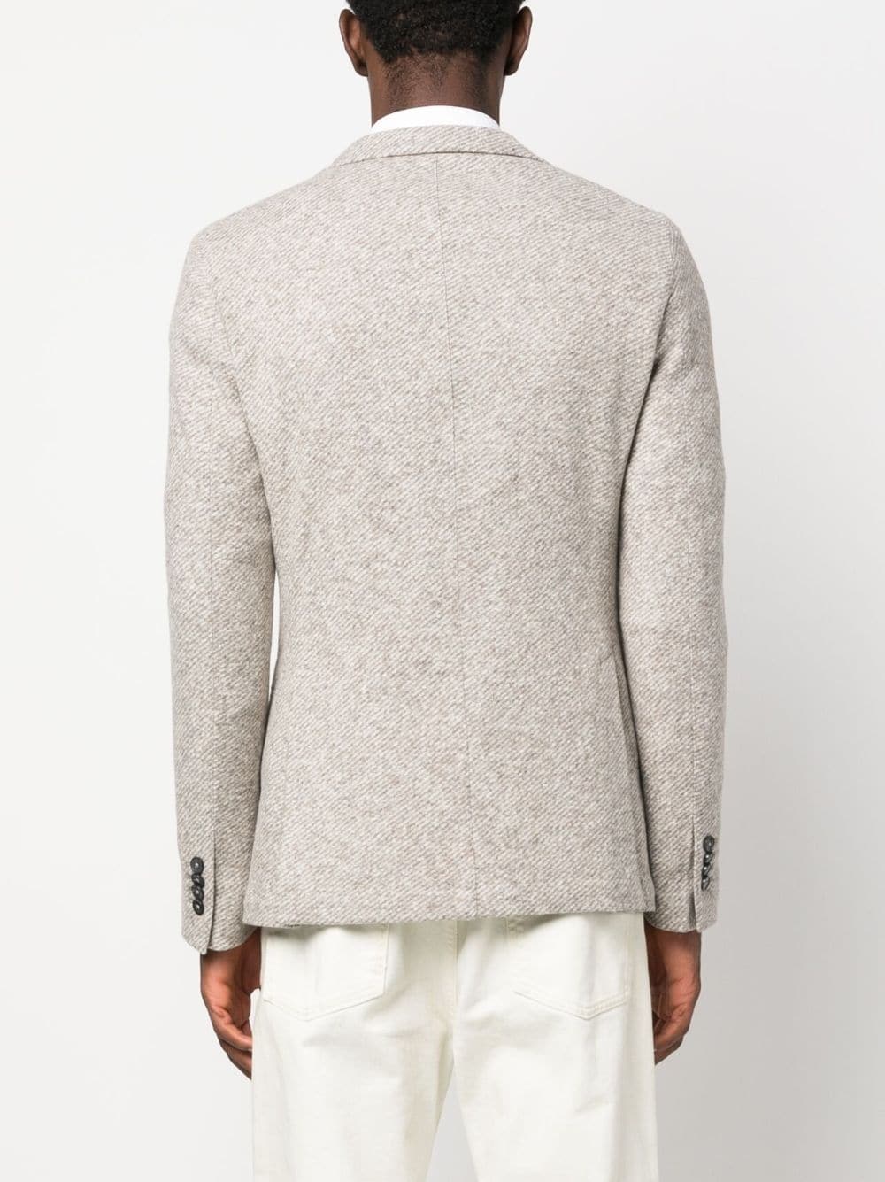 Oatmeal Cotton Contemporary Fit Sport Jacket - LBM 1911 - Boutique Jacques Last Call