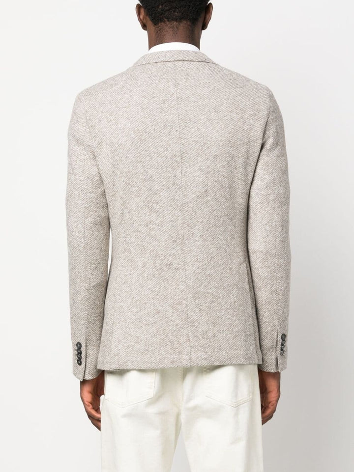 Oatmeal Cotton Contemporary Fit Sport Jacket - LBM 1911 - Boutique Jacques Last Call