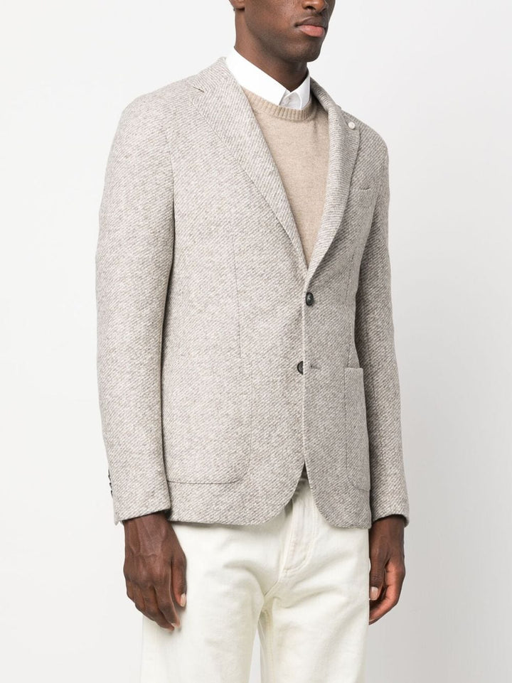 Oatmeal Cotton Contemporary Fit Sport Jacket - LBM 1911 - Boutique Jacques Last Call