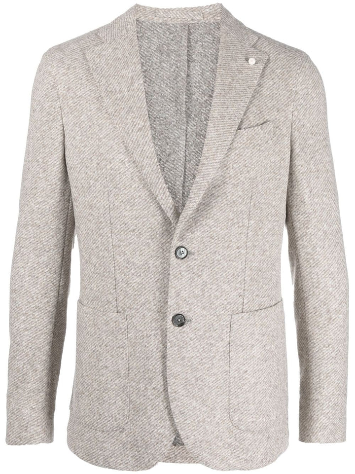Oatmeal Cotton Contemporary Fit Sport Jacket - LBM 1911 - Boutique Jacques Last Call
