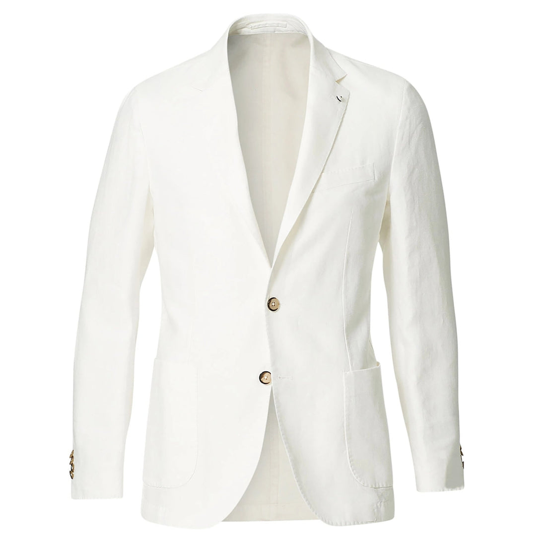 White Cotton L.B.M 1911 Sport Coat - Boutique Jacques Last Call