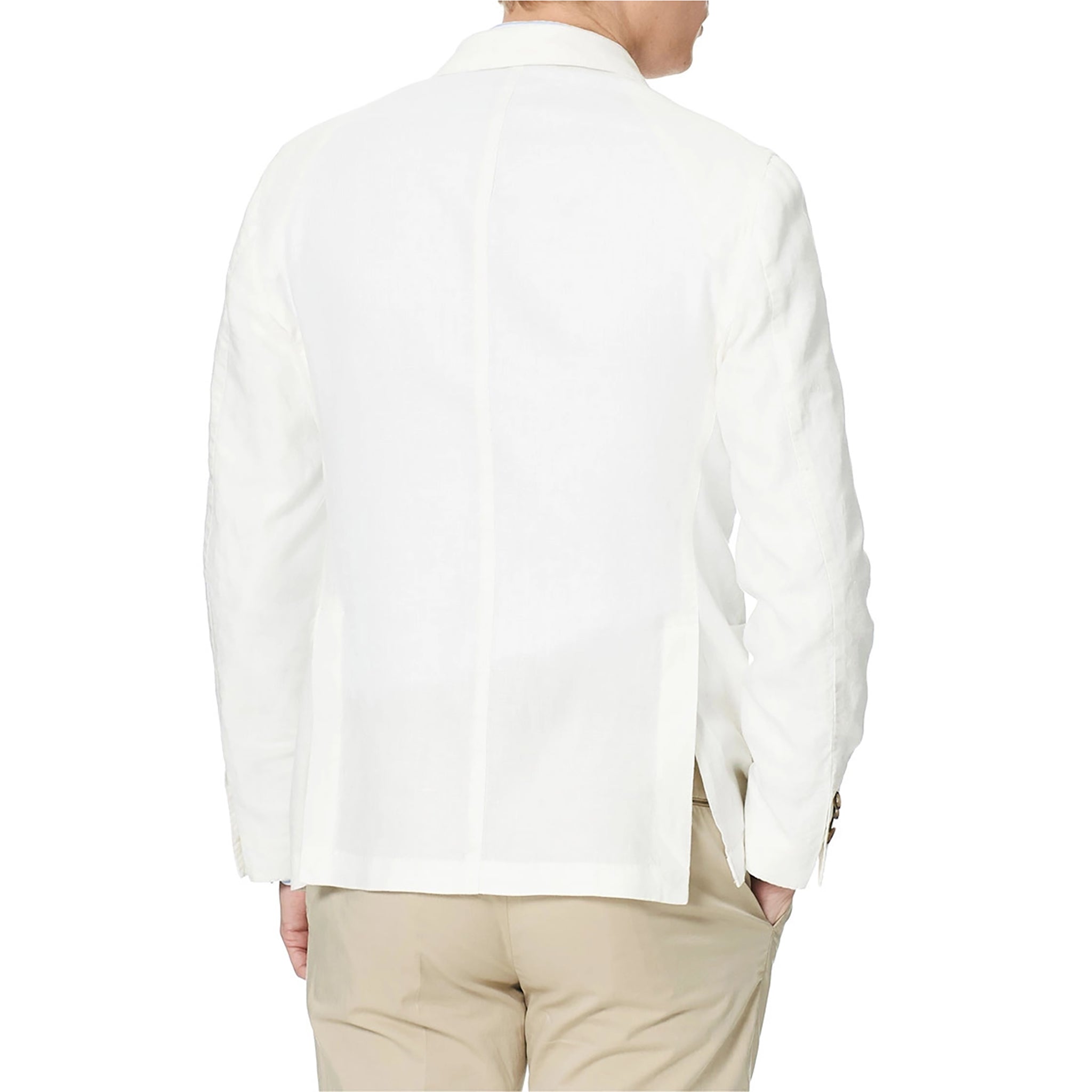 White Cotton L.B.M 1911 Sport Coat - Boutique Jacques Last Call