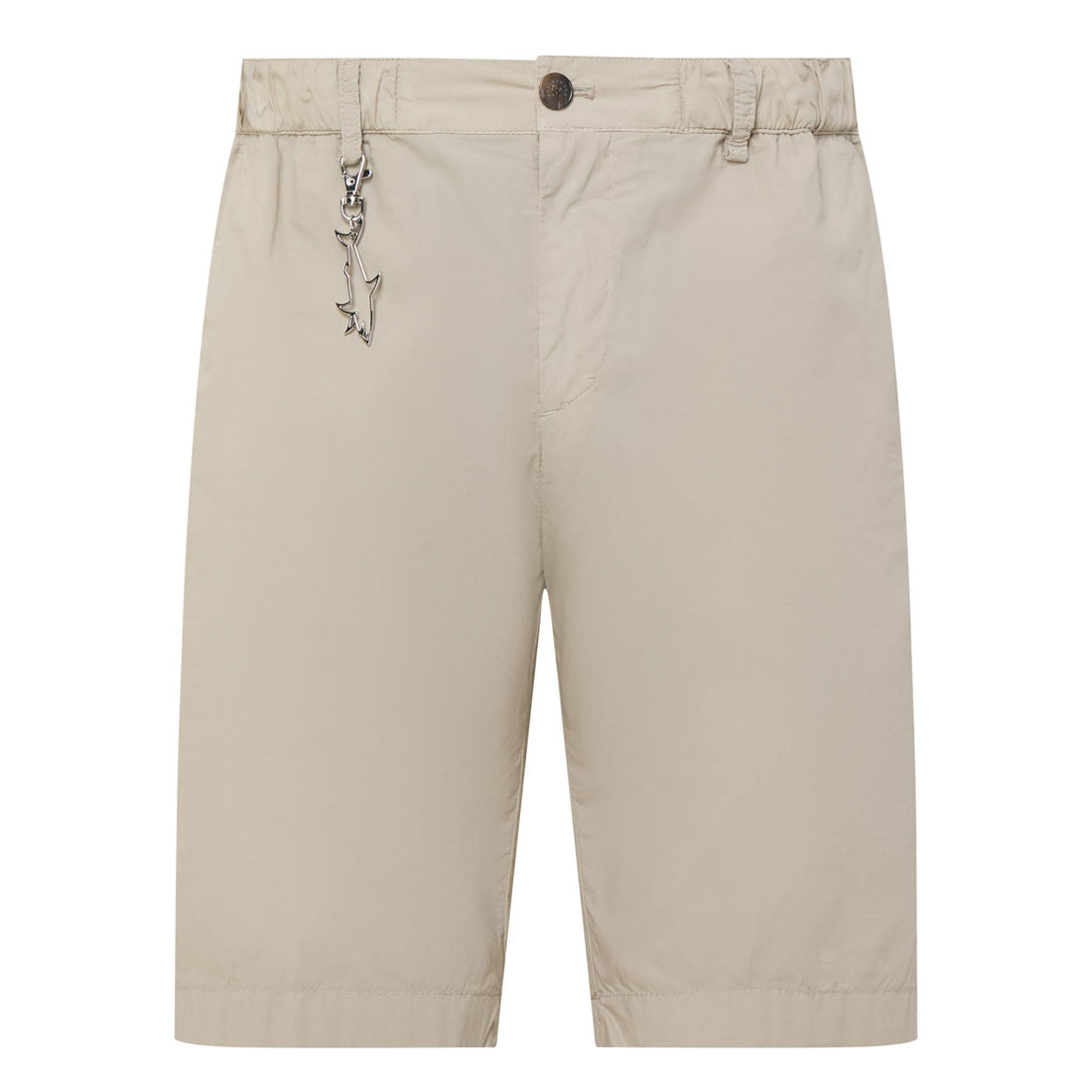 Khaki Ultra-Light Poplin Cotton Bermuda Shorts - Paul & Shark - Boutique Jacques International