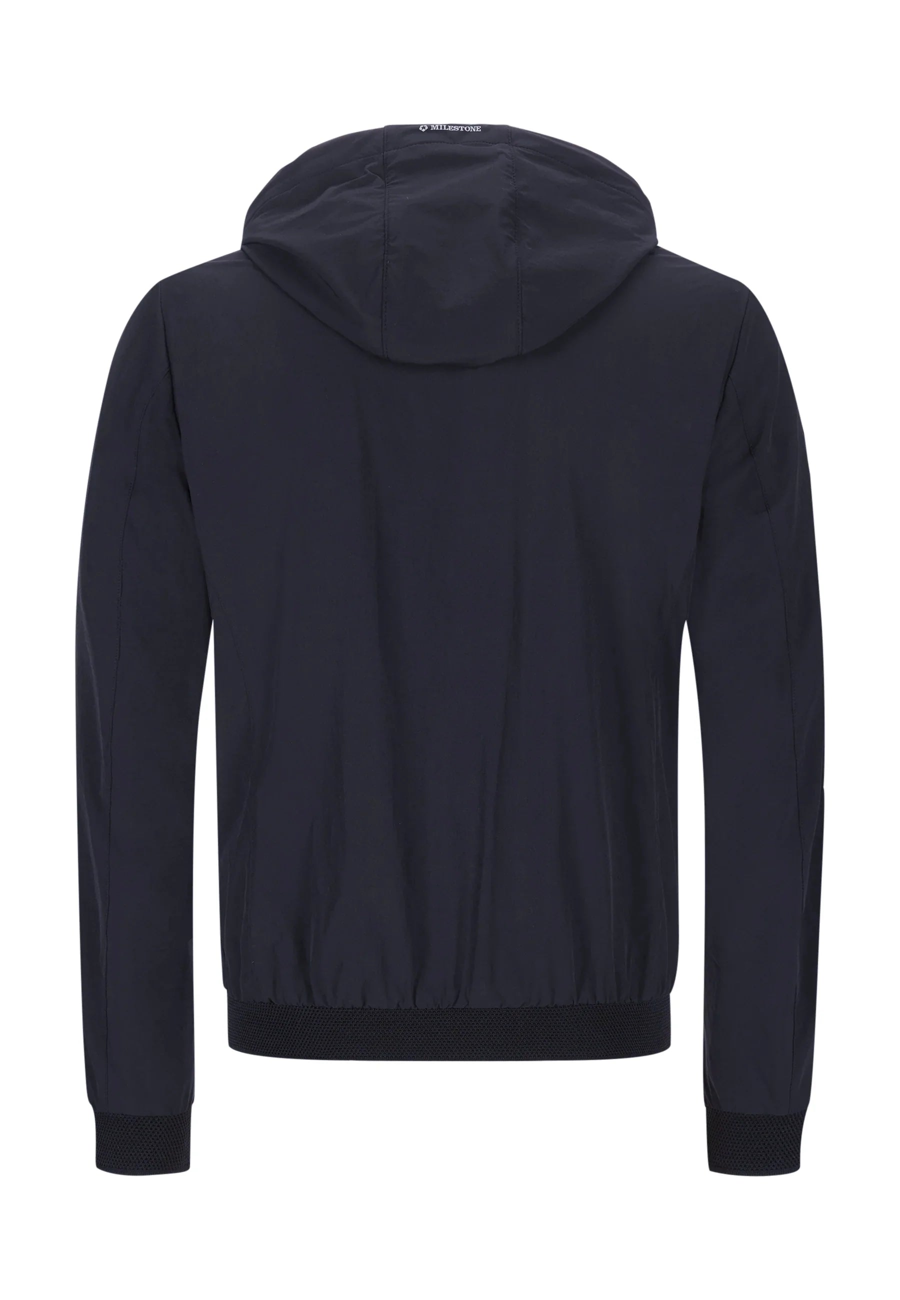 Lightweight Blue Bomber Jacket - Milestone - Boutique Jacques Last Call