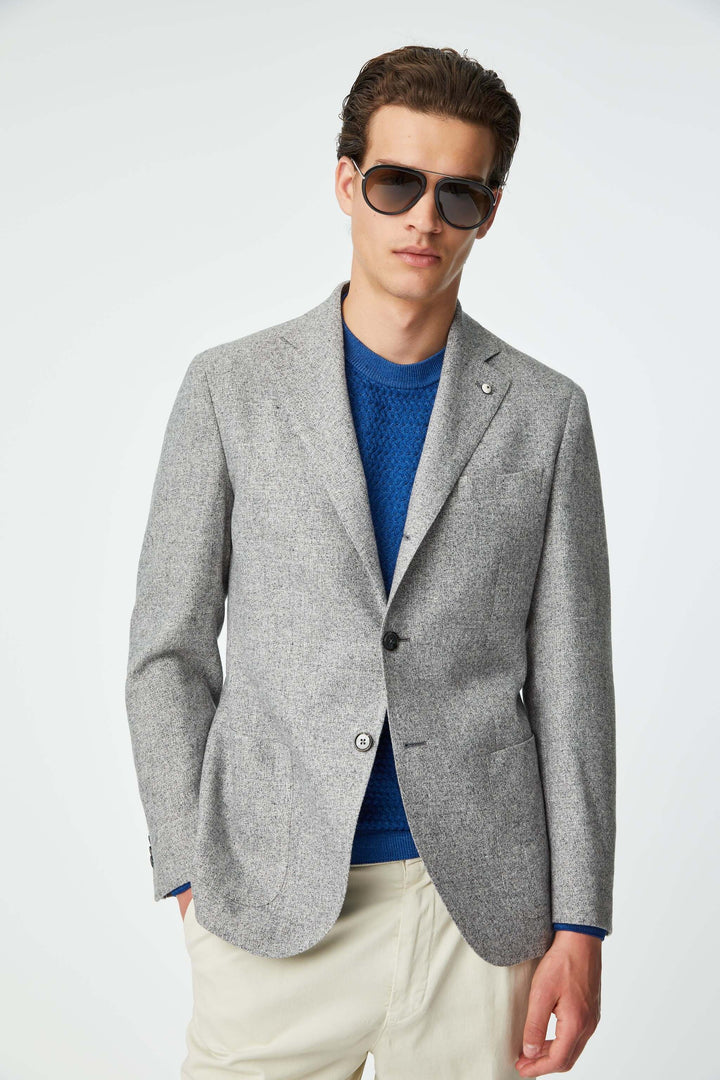 Gray Alpaca Sport Jacket - L.B.M. 1911