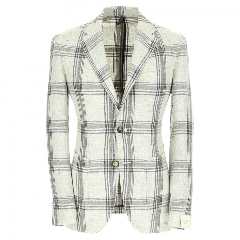 Linen Unconstructed Contemporary Fit Sport Coat