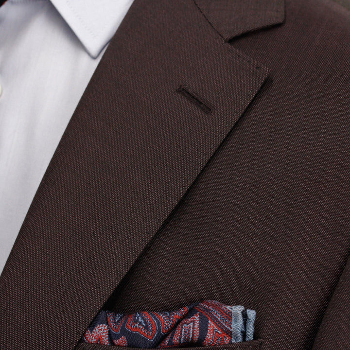 Bordeaux Urban Sartorial Slim Fit Wool Suit - Jack Victor - Boutique Jacques Last Call