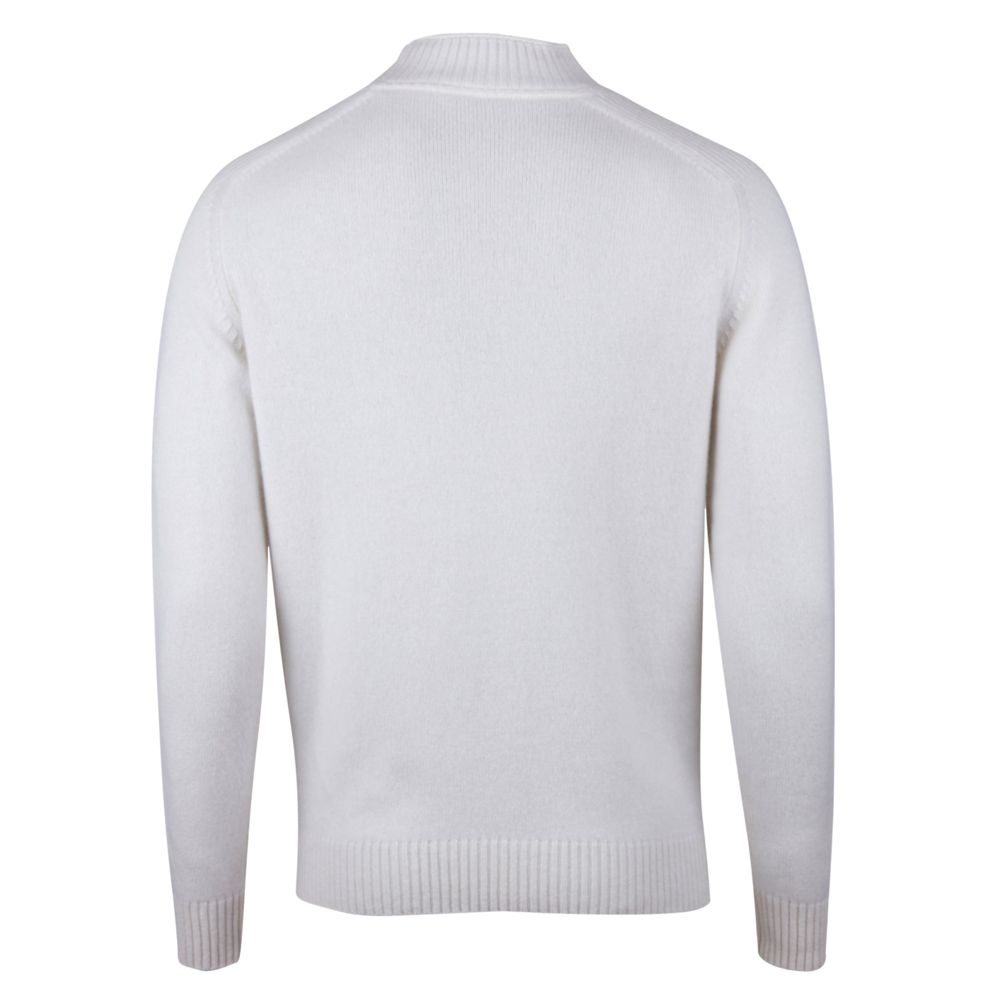 Off-White Cashmere Mock Neck Sweater - Stenströms - Boutique Jacques Last Call