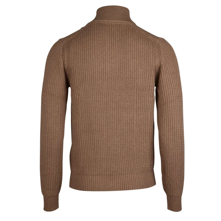 Beige Chunky Cotton-Cashmere Sweater - Stenströms