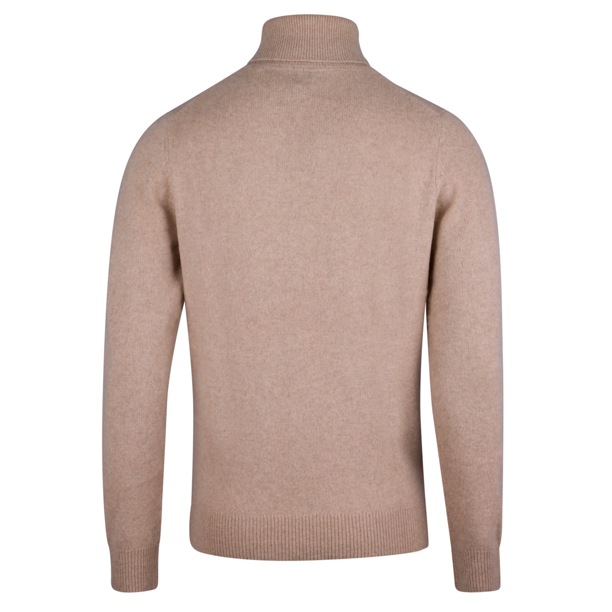 Beige Yak/Merino Wool Turtle Neck - Stenströms