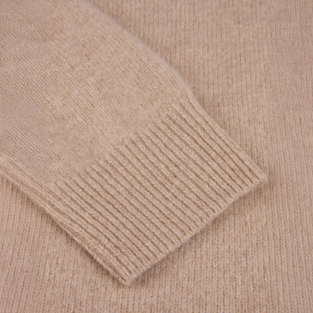 Beige Yak/Merino Wool Turtle Neck - Stenströms