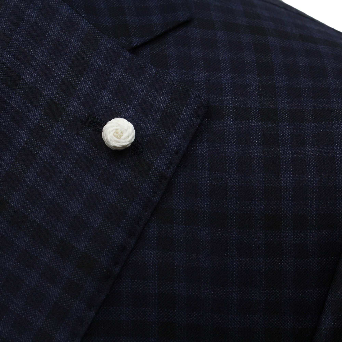 Blue Check Dream Fit Super 140s REDA Wool Suit - Luigi Bianchi