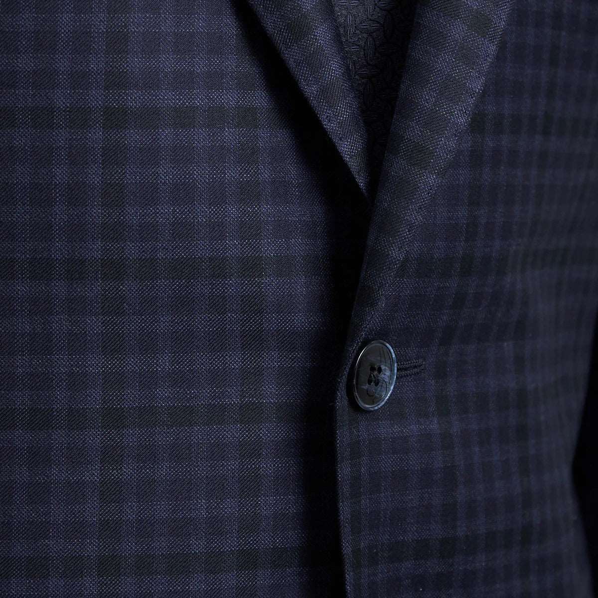 Blue Check Dream Fit Super 140s REDA Wool Suit - Luigi Bianchi