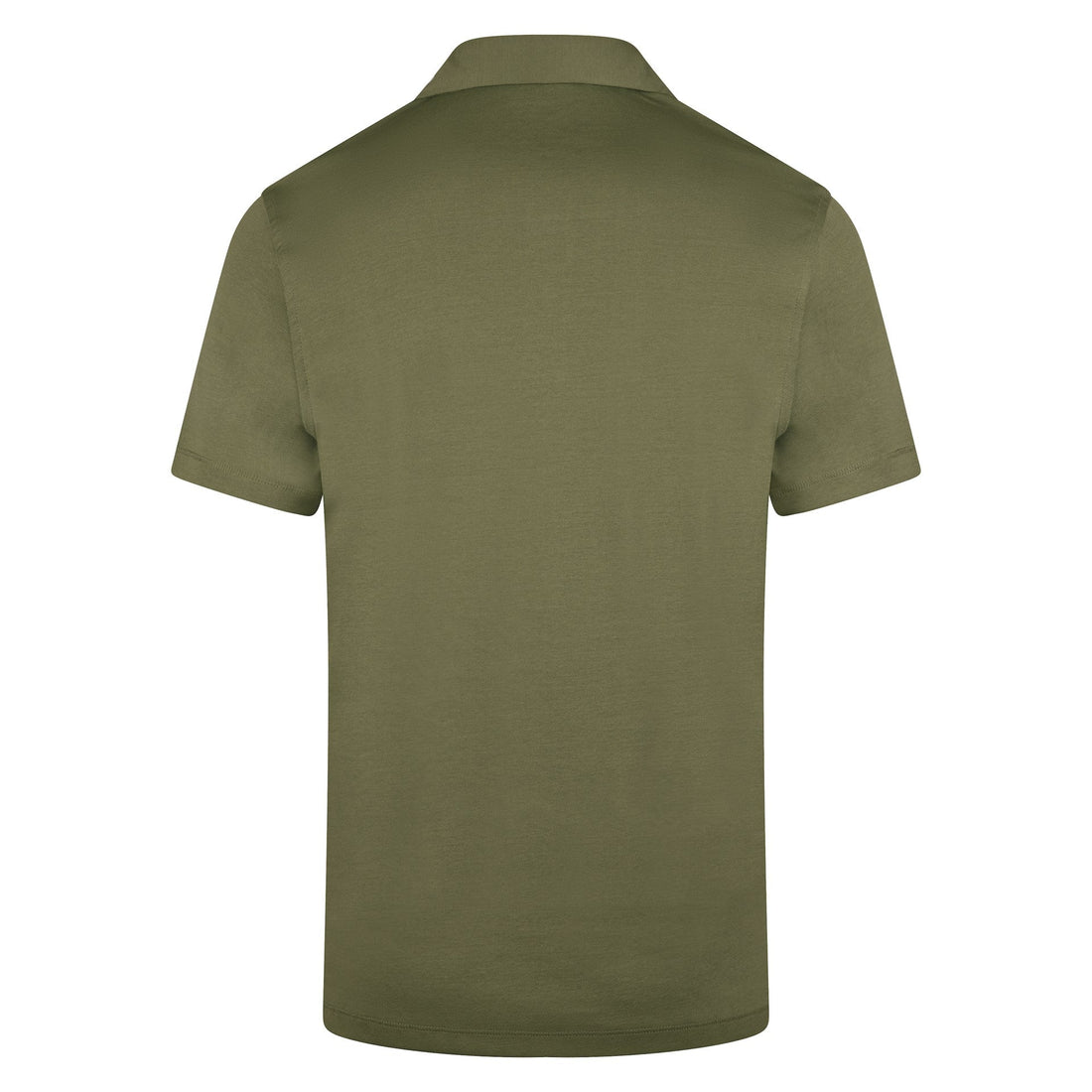 Dark Green Mercerized Cotton Polo Shirt - Stenströms - Boutique Jacques Last Call