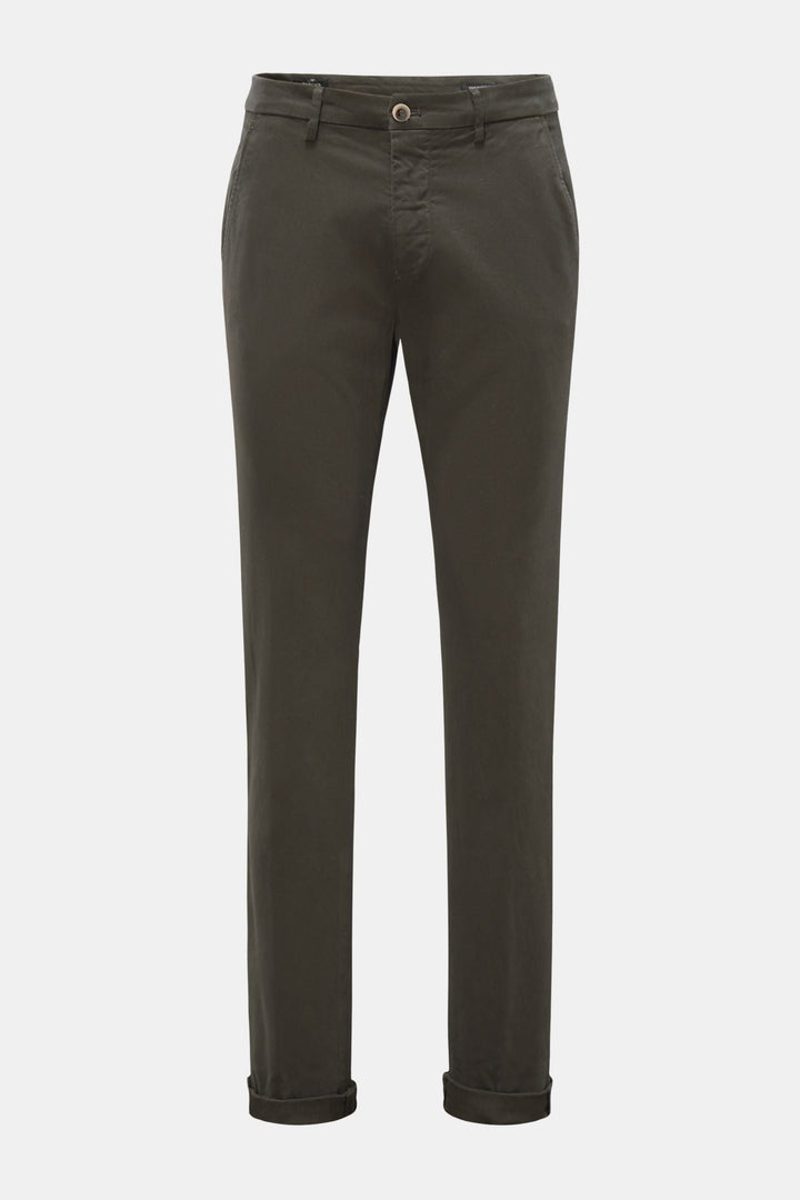 Forest Green Slim Fit Stretch Chino - Mason's - Boutique Jacques Last Call