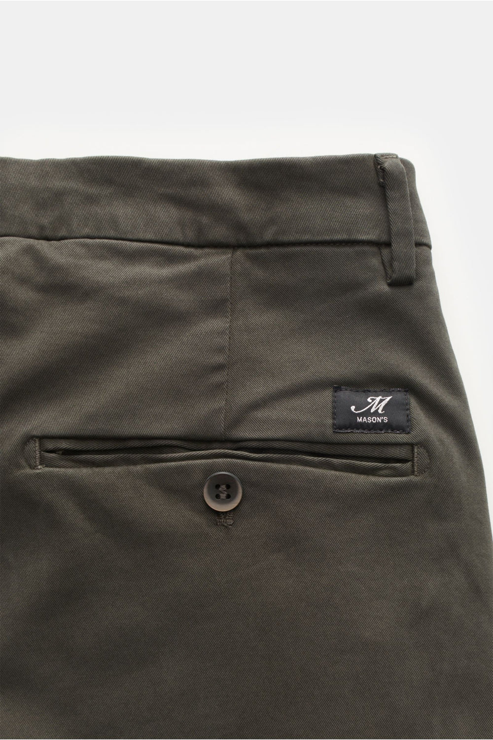 Forest Green Slim Fit Stretch Chino - Mason's - Boutique Jacques Last Call