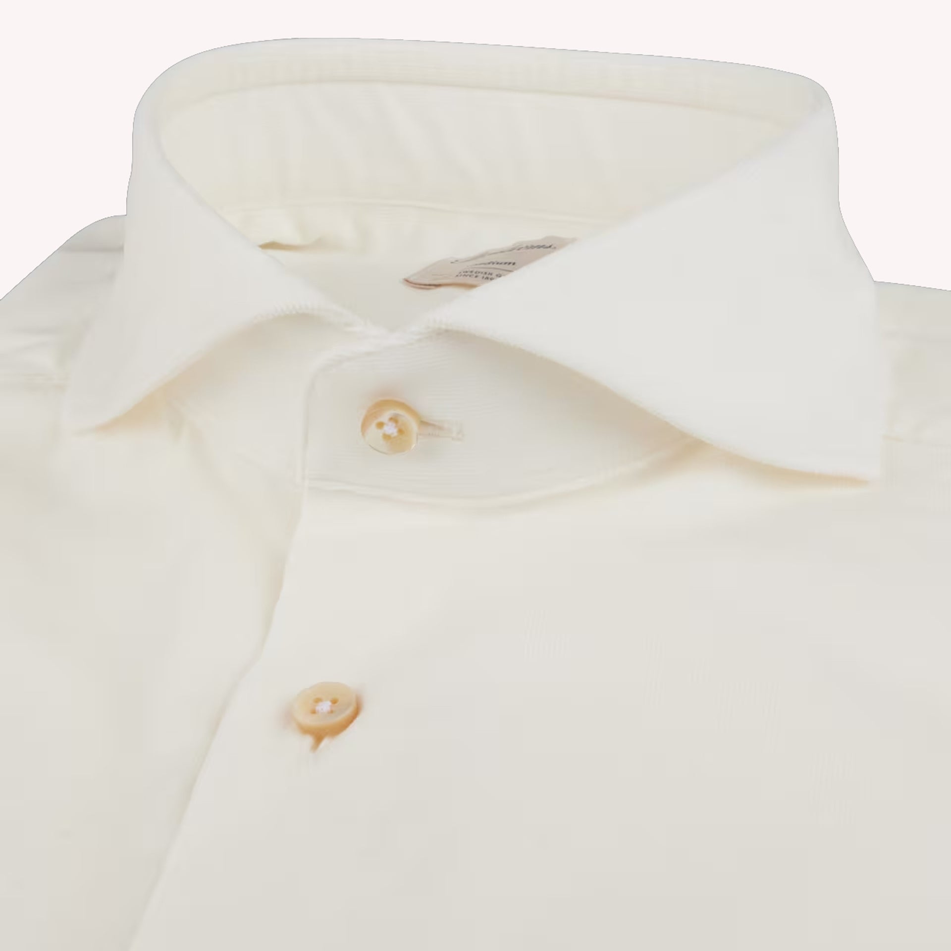 Off-White Baby Corduroy Cotton Stretch Fitted Body Shirt - Stenströms - Boutique Jacques Last Call