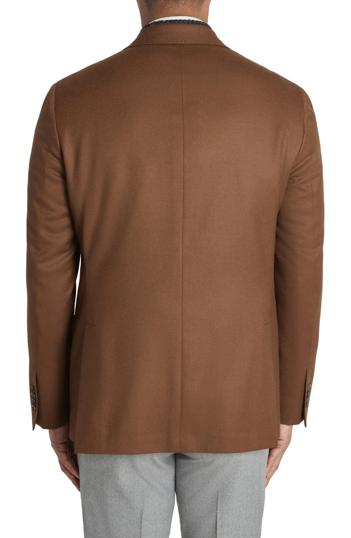 Tobacco Brown Double Breasted Martin Contemporary Fit Sport Jacket - Jack Victor - Boutique Jacques Last Call