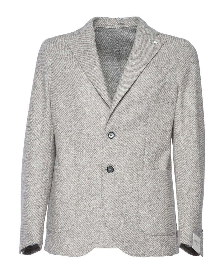 Oatmeal Cotton Contemporary Fit Sport Jacket - LBM 1911 - Boutique Jacques Last Call