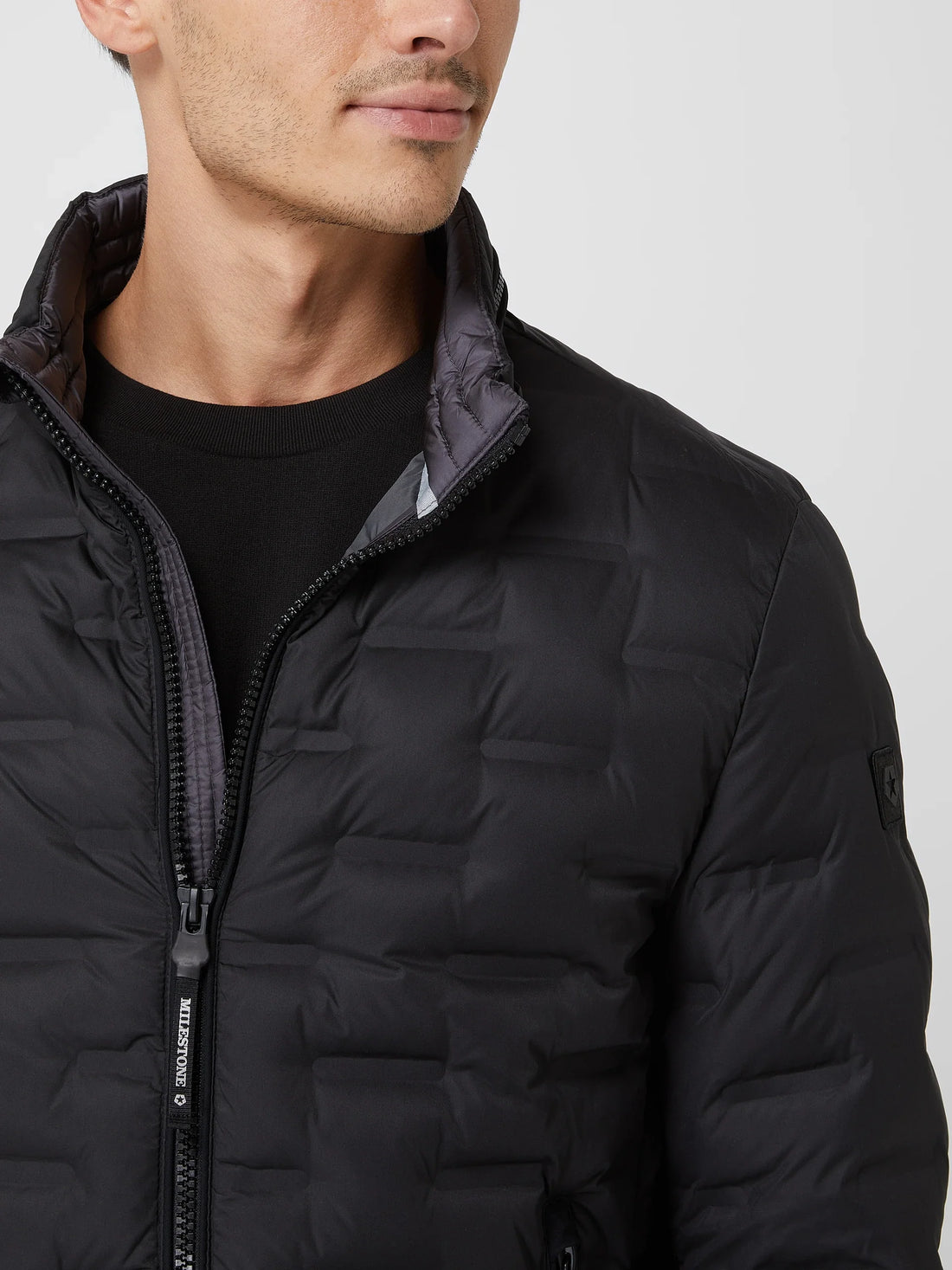 Bomber Lightweight Down Puffer Milestone Winter Coat - Boutique Jacques Last Call