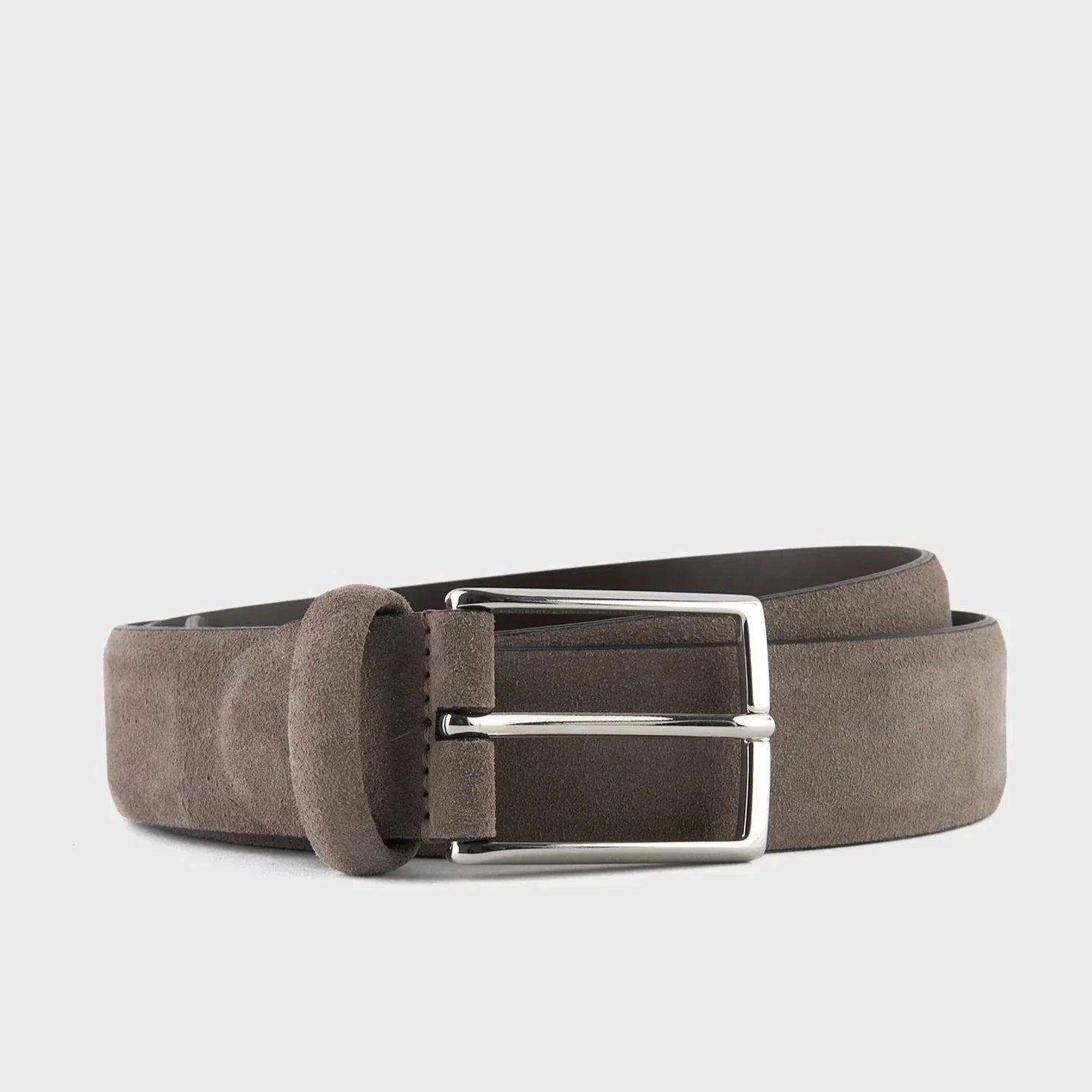Stone Taupe Suede Belt - Anderson's - Boutique Jacques International