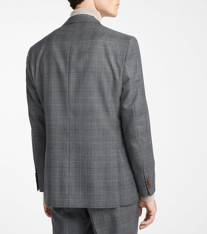 Gray Prince-of-wales Check Midland Contemporary Fit Wool Suit - Jack Victor - Boutique Jacques Last Call
