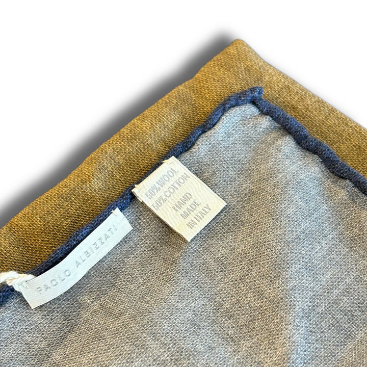 Camel Wool-Cotton Reversible Hankie - Paolo Albizzati - Boutique Jacques Last Call